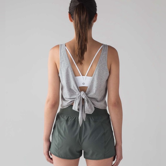 lululemon athletica Tops - Lululemon 3 Way Style Its a Tie Reversible Crop Wrap Shirt Tank Top Womens 8 M